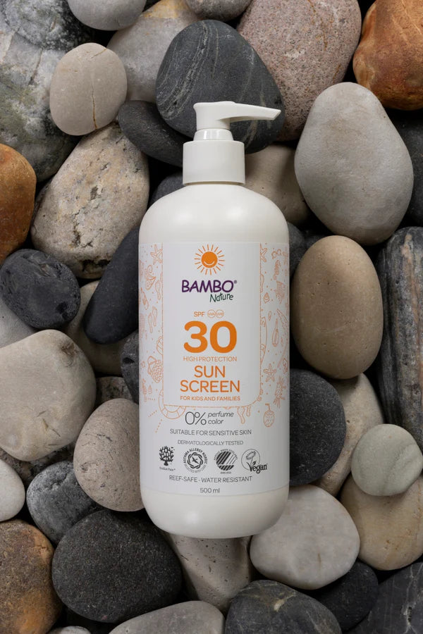 Krema za zaščito pred soncem Bambo Nature, zaščitni faktor 30, 500ml