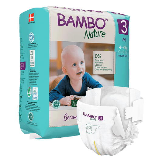 Bambo Nature velikost 3 (4-8 kg), 28 kom