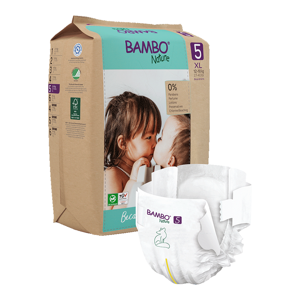Bambo Nature velikost 5 (12-18 kg), 22 kom