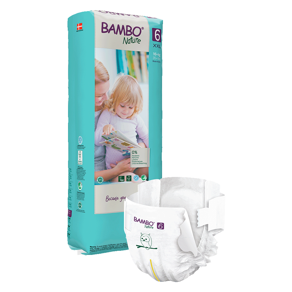 Bambo Nature velikost 6 (16+ kg), 40 kom