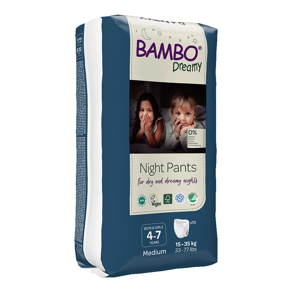 Bambo Dreamy, Nočne hlačke, 4-7 let (15-35 kg), 10 kom