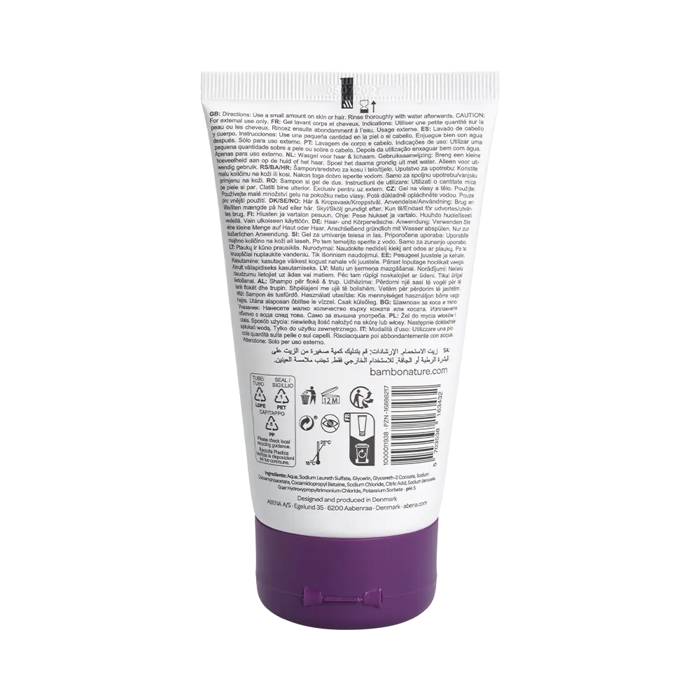 Gel za umivanje telesa in las, 150ml