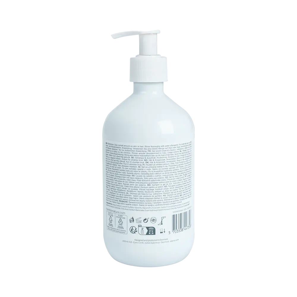 Gel za umivanje telesa in las, 500ml