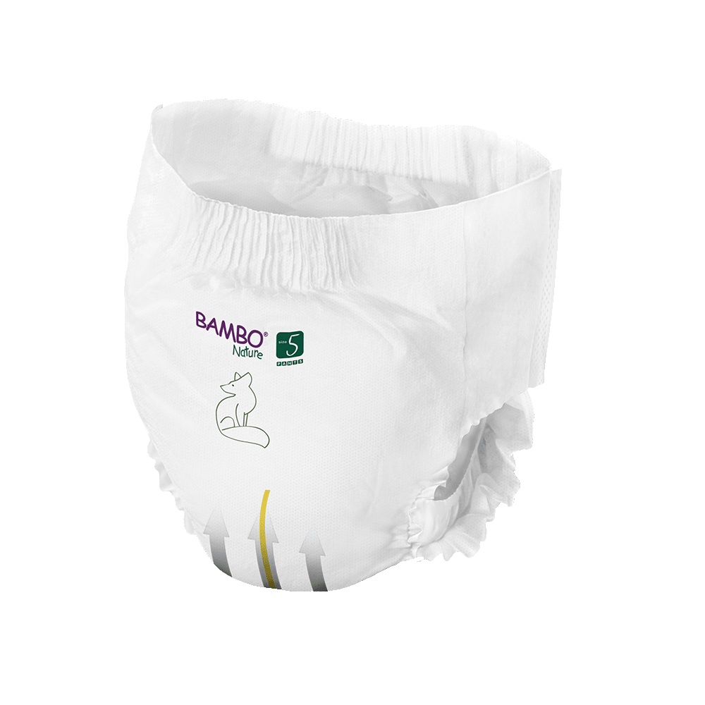 Bambo Nature hlačne pleničke velikost 5 (12-18 kg), 19 kom