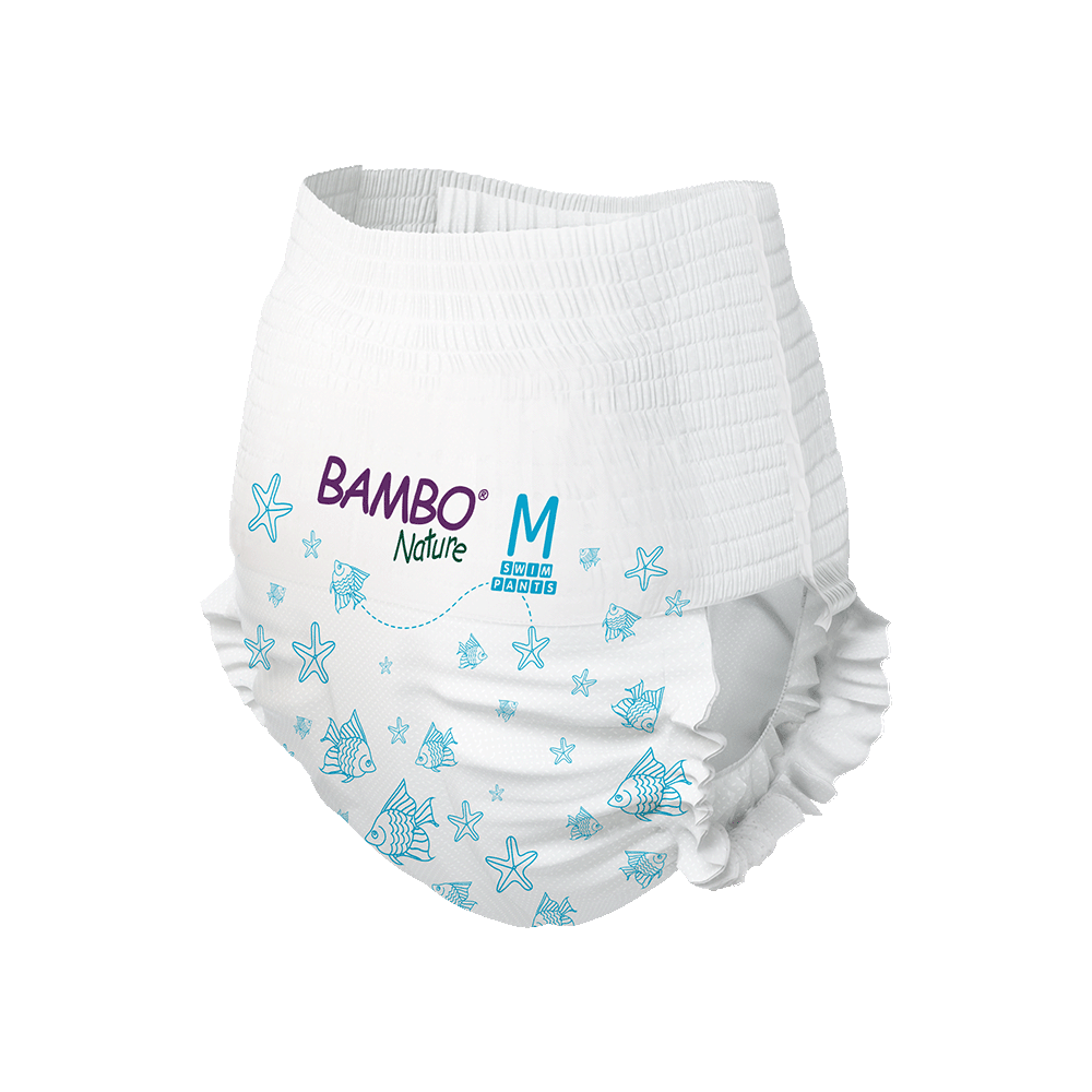 Bambo Nature plavalne hlačke velikost M (12+ kg), 12 kom