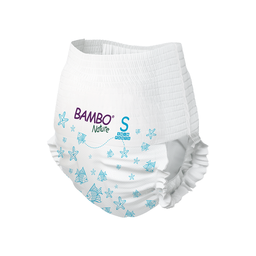 Bambo Nature plavalne hlačke velikost S (7-12 kg), 12 kom