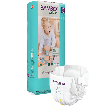 Družinski paket Bambo Nature velikost 5 (12-18 kg), 132 kom