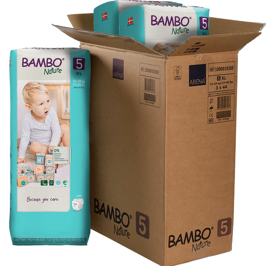 Družinski paket Bambo Nature velikost 5 (12-18 kg), 132 kom