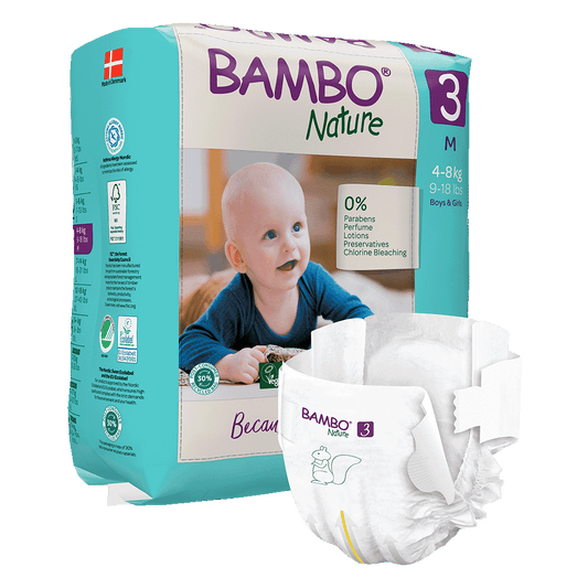 Bambo Nature velikost 3 (4-8 kg), 28 kom