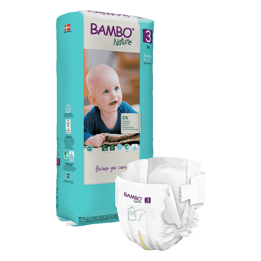 Bambo Nature velikost 3 (4-8 kg), 52 kom