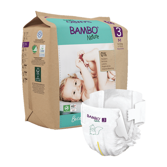 Bambo Nature velikost 3 (4-8 kg), 28 kom