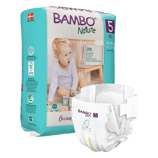 Bambo Nature velikost 5 (12-18 kg), 22 kom