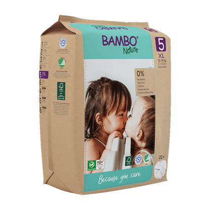 Bambo Nature velikost 5 (12-18 kg), 22 kom