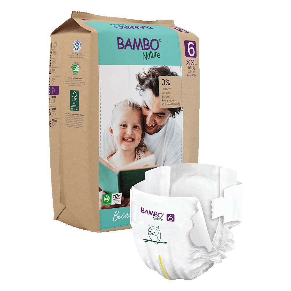 Bambo Nature velikost 6 (16+ kg), 20 kom