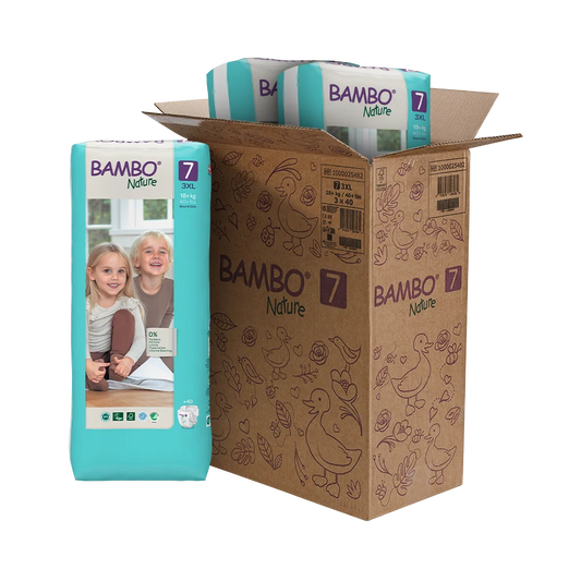 Družinski paket Bambo Nature velikost 7 (18+ kg), 120 kom