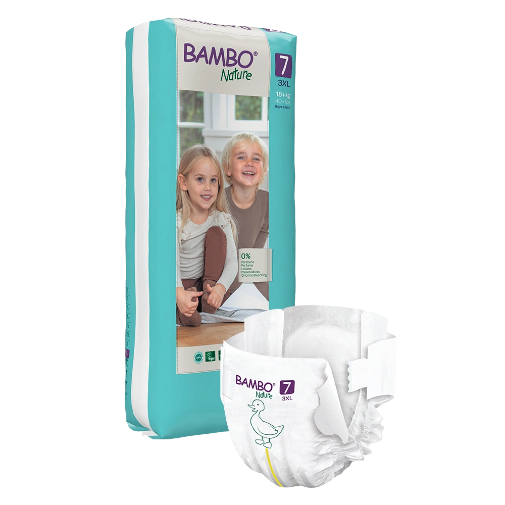 Družinski paket Bambo Nature velikost 7 (18+ kg), 120 kom