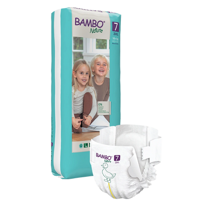 Družinski paket Bambo Nature velikost 7 (18+ kg), 120 kom