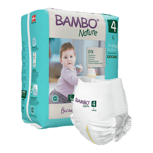 Bambo Nature hlačne pleničke velikost 4 (7-12 kg), 20 kom