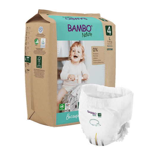 Bambo Nature hlačne pleničke velikost 4 (7-14 kg), 20 kom