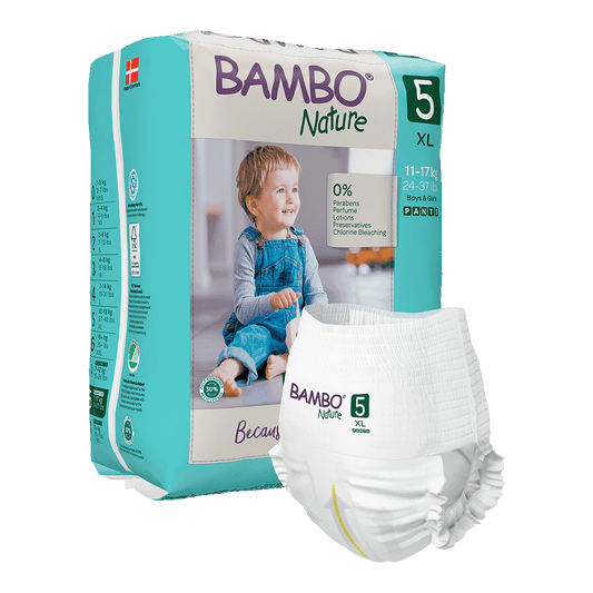 Bambo Nature hlačne pleničke velikost 5 (11-17 kg), 19 kom