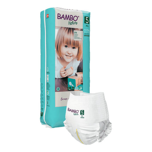 Bambo Nature hlačne pleničke velikost 5 (11-17 kg), 38 kom