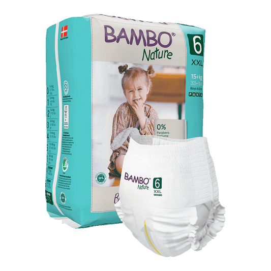 Bambo Nature hlačne pleničke velikost 6 (15+ kg), 18 kom