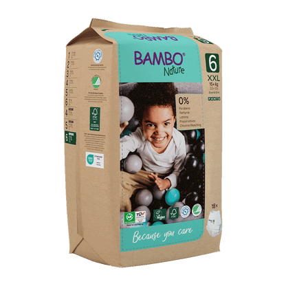 Bambo Nature hlačne pleničke velikost 6 (15+ kg), 18 kom